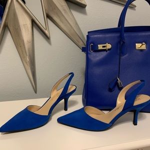 Ann Marino, Slingback kitten heels. 9M